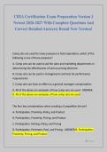 CHIA Certification Exam Preparation Version 2  Newest 2026-2027 With Complete Questions And  Correct Detailed Answers&vert; Brand New Version&excl; 