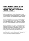 GORDIS EPIDEMIOLOGY 6TH EDITION CELENTANO TEST BANK ACTUAL EXAMINATION 2026 QUESTIONS WITH ANSWERS GRADED A&plus;