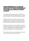 GORDIS EPIDEMIOLOGY 6TH EDITION CELENTANO TEST BANK COMPREHENSIVE TEST PAPER 2026 COMPLETE ANSWERS ACCURATE
