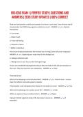BIO-1050 EXAM 1 &vert; VERIFIED STUDY &vert; QUESTIONS AND ANSWERS &vert; 2026 STUDY UPDATES &vert; 100&percnt; CORRECT