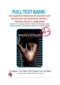 Principles of Anatomy and Physiology 16th Edition Test Bank by Tortora 2026&sol;2027 &ndash; Chapters 1&ndash;29 Complete Exam Practice