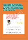 COMPREHENSIVE I-HUMAN CASE STUDY WEEK 4 &lpar;NRNP 6541&rpar;&colon; 5-YEAR-OLD FEMALE WITH COUGH & BREATHING DIFFICULTY &mdash; DMS ABDOMEN EXAM 5 &lpar;2025&sol;2026&rpar; &vert; FIRST-ATTEMPT SUCCESS GUIDE