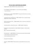 PSY 654 EXAM 1 QUESTIONS AND ANSWERS