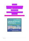 Test Bank - Abrams&rsquo; Clinical Drug Therapy&colon; Rationales for Nursing Practice&comma; 13th Edition &lpar;Frandsen&comma; 2026&rpar;Newest Edition