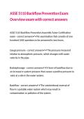 ASSE 5110 Backflow Prevention Exam Overview exam with correct answers