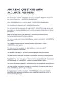 AMCA EKG QUESTIONS WITH ACCURATE ANSWERS