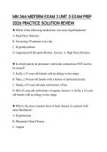 MN 566 MIDTERM EXAM 3 UNIT 5 EXAM PREP 2026 PRACTICE SOLUTION REVIEW