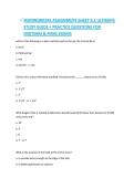 Ironworkers Assignment Sheet 8&period;1 Ultimate Study Guide &plus; Practice Questions for Midterm & Final Exams