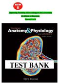 Test Bank Exploring Anatomy & Physiology in the Laboratory 4th Edition By Erin Amerman