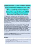Prophecy General ICU A V3 - MEDICAL EXAM STUDY GUIDE ACCURATE QUESTIONS AND CORRECT DETAILED ANSWERS WITH RATIONALES &vert;&vert; 100&percnt; GUARANTEED PASS <BRAND NEW VERSION>