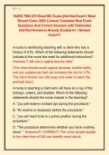 NURS 7950 ATI Renal MC Exam&comma;&vert;&vert;Verified Exam&excl;&excl; Most  Recent Exam 2026 &vert;&vert; Actual Complete Real Exam  Questions And Correct Answers with Rationales  &lpar;Verified Answers&rpar; Already Graded A&plus; &vert; Newest  Exam&excl;&excl;&excl;