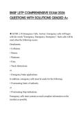 BNSF LETP COMPREHENSIVE EXAM 2026 QUESTIONS WITH SOLUTIONS GRADED A&plus;