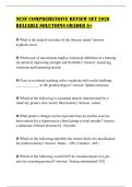 NCSF COMPREHENSIVE REVIEW SET 2026 RELIABLE SOLUTIONS GRADED A&plus;