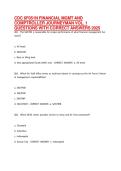 CDC 6F051N FINANCIAL MGMT AND COMPTROLLER JOURNEYMAN VOL&period; 1 QUESTIONS WITH CORRECT ANSWERS