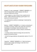 NCATT &lpar;AET&rpar; STUDY GUIDE FOR EXAMS