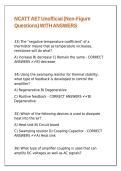 NCATT AET Unofficial &lpar;Non-Figure Questions&rpar; WITH ANSWERS