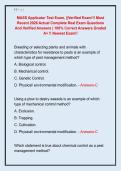 MASS Applicator Test Exam&comma; &vert;&vert;Verified Exam&excl;&excl;&excl; Most  Recent 2026 Actual Complete Real Exam Questions  And Verified Answers &vert; 100&percnt; Correct Answers Graded  A&plus; &excl;&excl; Newest Exam&excl;&excl;