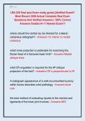 LRA 220 final quiz Exam study guide&comma;&vert;&vert;Verified Exam&excl;&excl;&excl;  Most Recent 2026 Actual Complete Real Exam  Questions And Verified Answers &vert; 100&percnt; Correct  Answers Graded A&plus; &excl;&excl; Newest Exam&excl;&excl;&excl; 