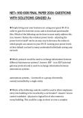 NET&plus; N10-008 FINAL PAPER 2026 QUESTIONS WITH SOLUTIONS GRADED A&plus;