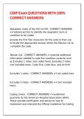 CDIP Exam QUESTIONS WITH 100- CORRECT ANSWERS