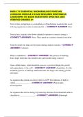 BIOD 171 ESSENTIAL MICROBIOLOGY PORTAGE LEARNING MODULE 2 EXAM REQUIRES RESPONDUS LOCKDOWN 150 EXAM QUESTIONS UPDATED 2026 VERIFIED GRADED A&plus;