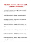 WGU D089 Principles of Economics Test Bank 2026&sol;2027 &ndash; Complete Questions and Answers