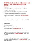 CMGT Study Guide Exam 2 Questions and Answers &lpar;Top Grade Assured&rpar; 2026 Update&period;