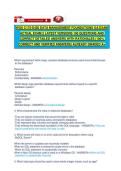 WGU C175-D426 DATA MANAGEMENT FOUNDATIONS OA EXAM ACTUAL EXAM 2 LATEST VERSIONS 100 QUESTIONS AND CORRECT DETAILED ANSWERS WITH RATIONALES &lpar;100&percnt; CORRECT AND VERIFIED ANSWERS&rpar; ALREADY GRADED A&plus;