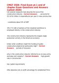 CMGT 3500- Final Exam pt&period;1 end of chapter Exam Questions and Answers &lpar;Latest 2026&rpar;&period;