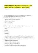 NURS 230 EXAM 1 Questions and Answers &vert; Latest Update 2026&sol;2027 &vert; Graded A&plus; &vert; 100&percnt; Correct&period;