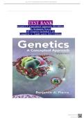 Genetics&colon;A Conceptual Approach 7th Edition By Benjamin Pierce&comma; All Chapters Included 1-26&vert; Complete A&plus; Guide Latest 2025 Edition TEST BANK 