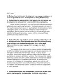 WGU D353 Strategic Training and Development &ndash; Task 3 Passed 2026&sol;2027