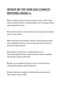 NETSUITE ERP TEST PAPER 2026 COMPLETE RESPONSES GRADED A&plus;