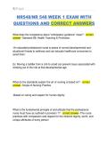 NR548&sol;NR 548 WEEK 1 EXAM WITH  QUESTIONS AND CORRECT ANSWERS