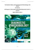 Test Bank for Bailey and Scott Diagnostic Microbiology 16th Edition by Patricia &vert;All Chapters &lpar;1-80&rpar; &vert; Q&A Verified With Rationales&vert; Grade A&plus; Assured&vert;ISBN 9780443118913&Tab;