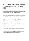 BOC ORTHOTIC FITTER COURSE QUESTIONS WITH CORRECT ANSWERS 100&percnt; VERIFIED 2026