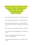 Air Assault Phase 2 EXAM STUDY GUIDE  2026&sol;2027 COMPLETE QUESTIONS WITH  VERIFIED CORRECT ANSWERS &vert;&vert;  100&percnt; GUARANTEED PASS  <NEWEST VERSION> 