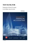 TEST BANK for Fundamentals of Financial Accounting 7th Edition by Fred Phillips&comma; Shana Clor-Proell&comma; Robert Libby&comma; Patricia Libby&vert; Latest 2026