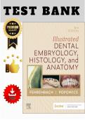 Test Bank for Illustrated Dental Embryology&comma; Histology&comma; and Anatomy&comma; 6th Edition &lpar;Fehrenbach & Popowics&rpar; &vert; All Chapters &lpar;1&ndash;20&rpar; 