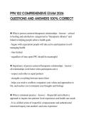 PPN 102 COMPREHENSIVE EXAM 2026 QUESTIONS AND ANSWERS 100&percnt; CORRECT
