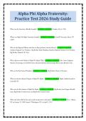 Alpha Phi Alpha Fraternity&colon; Practice Test 2026 Study Guide