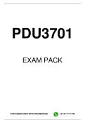 PDU3701 EXAM PACK 2026