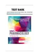 Test Bank for Lehne&rsquo;s Pharmacology for Nursing Care 11th Edition &lpar;2026 Latest Update&rpar; by Jacqueline Rosenjack Burchum & Laura D&period; Rosenthal &mdash; 100&percnt; Guarantee Pass