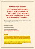 ATI Med-Surg Proctored Exam Test Bank &lpar;2025&rpar; &vert; Comprehensive Multiple-Choice Questions with Verified & Revised Answers