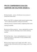 PPN 301 COMPREHENSIVE EXAM 2026 QUESTIONS AND SOLUTIONS GRADED A&plus;