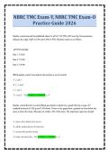 NBRC TMC Exam-Y&comma; NBRC TMC Exam-O Practice Guide 2026