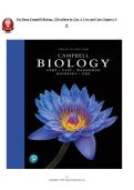 Full Test Bank for Campbell Biology&comma; 12th Edition by Lisa A&period; Urry&comma; Michael L&period; Cain&comma; Steven A&period; Wasserman&comma; Peter V&period; Minorsky&comma; and Rebecca B&period; Orr &vert; All Chapters &lpar;1-56&rpar; &vert; Verified Questions & Answers &vert; Detailed Rationales &vert; Updated 2026 Version
