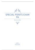 Special Points Exam PA