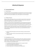 GCSE AQA Biology - Unit 3 Infection & Response Notes