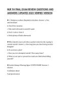NUR 114 FINAL EXAM REVIEW QUESTIONS AND ANSWERS &vert; UPDATED 2025 VERIFIED VERSION